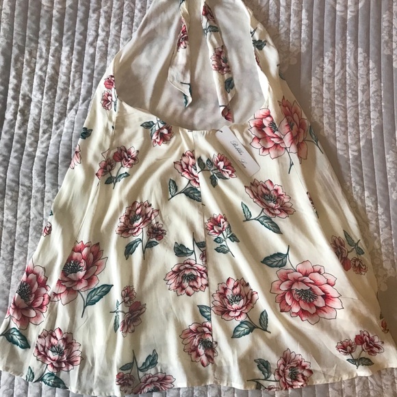 Floral Print Mini Cocktail Dress - Picture 5 of 5